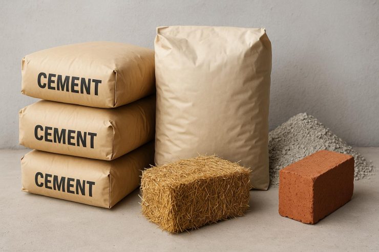 Cement bags and their alternatives.