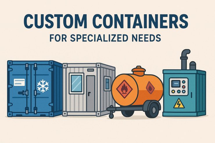 Custom containers for specialized needs.