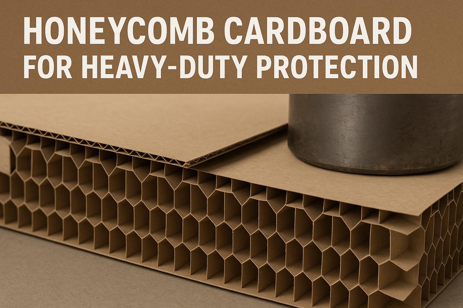 Honeycomb cardboard for heavy-duty protection.