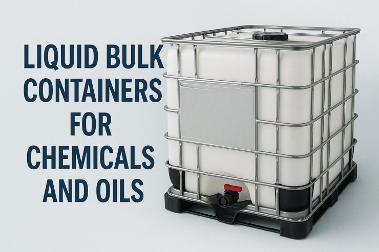 Liquid bulk containers for chemicals and oils.