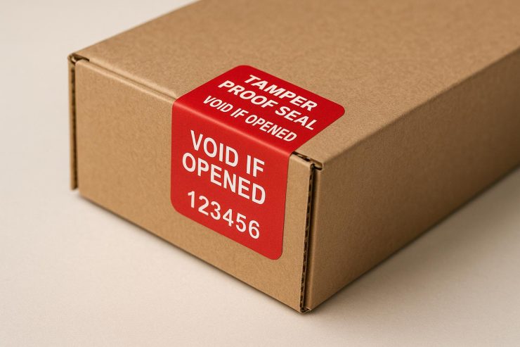Tamper-proof seals for high-value goods.