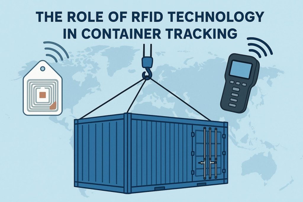 The role of RFID technology in container tracking.