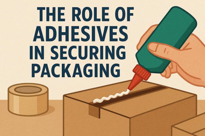 The role of adhesives in securing packaging.