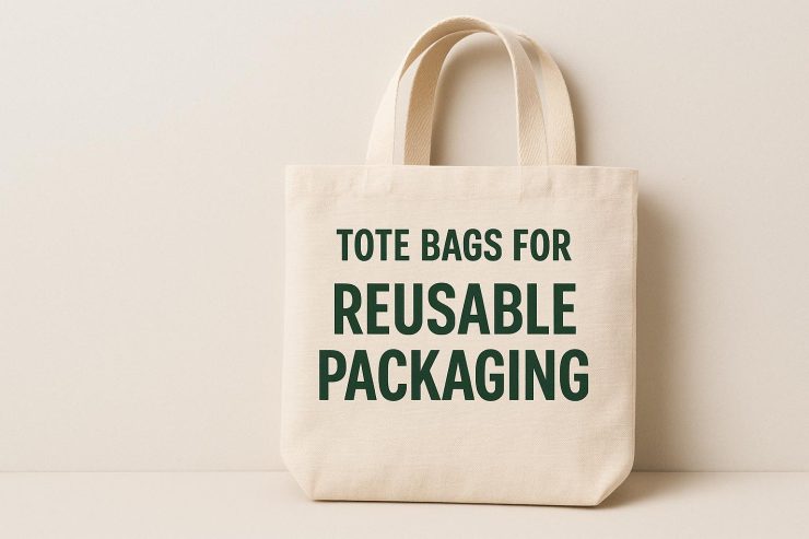 Tote bags for reusable packaging.