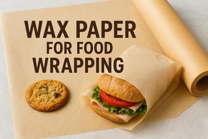 Wax paper for food wrapping.
